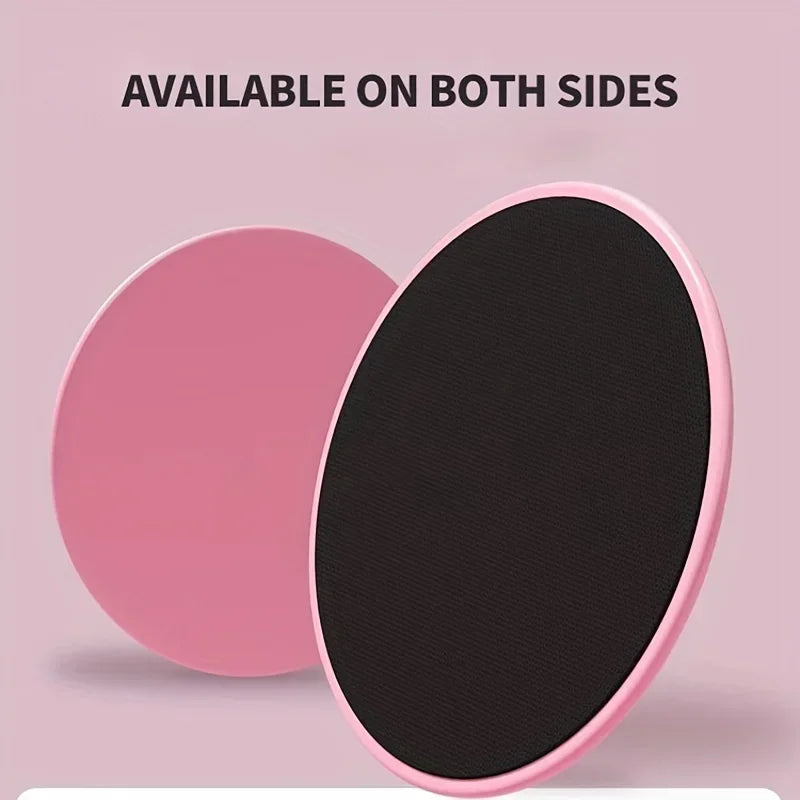 2Pcs Yoga Sliding Sliding Discs, Fitness Foot Sliding Pads, Workout Equipment for Abdominal Core Training, Body Shaping